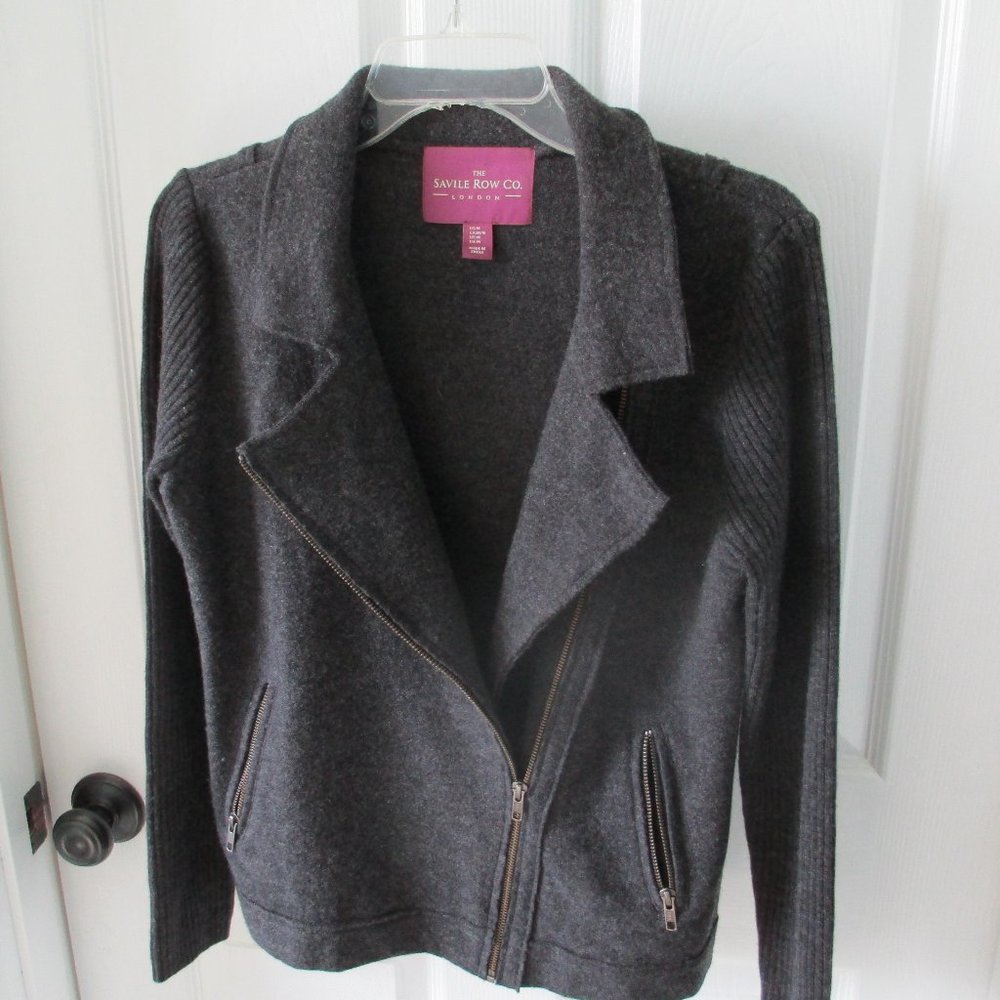 Savile Row Co wool moto style jacket
